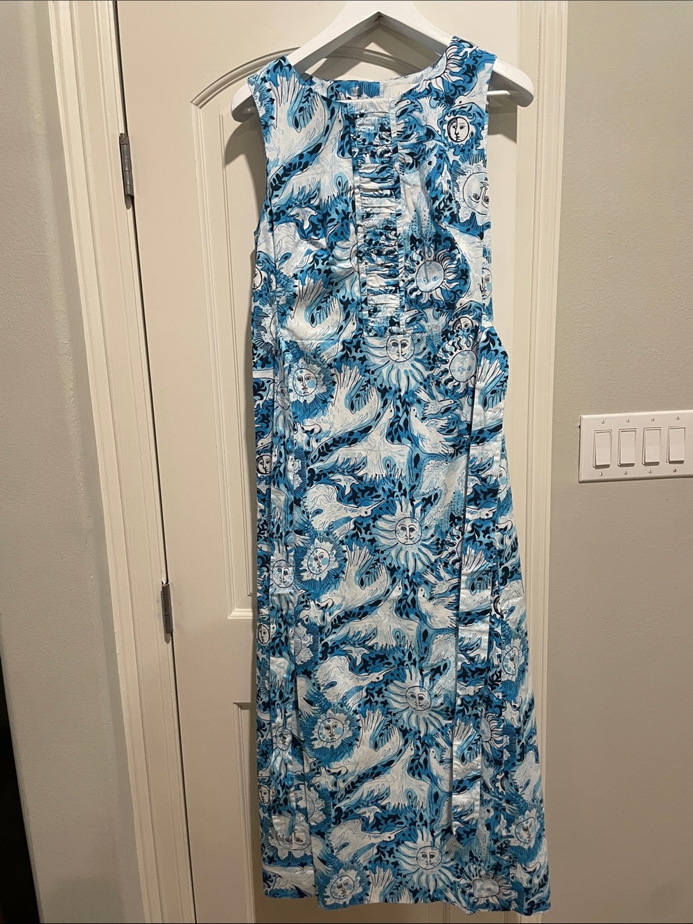 Lilly Pulitzer, ClaraJane, Sleeveless Maxi Dress , Bellevue Blue, NWT, size 10